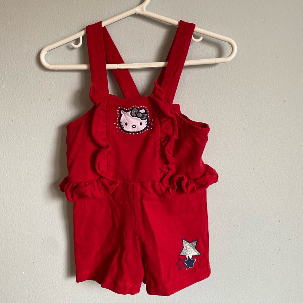Baby girl Hello Kitty romper